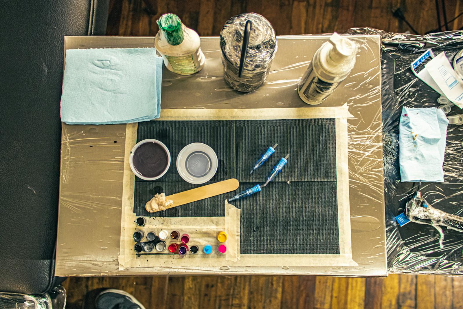 Tattoo-Studio Atmosphäre